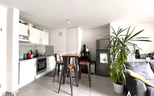 Au calme, appartement T3 / 2 ch, 67m², terrasse, parking, bourg Sautron, label BBC