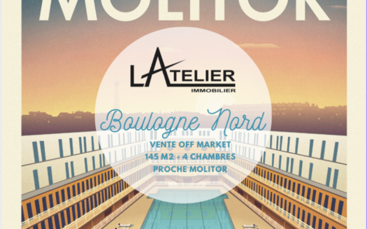 Appartement 5 pièces BOULOGNE NORD – BOIS – MOLITOR