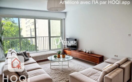T3 traversant avec balcon dans résidence sécurisée