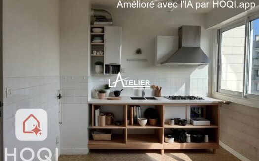 T3 traversant avec balcon dans résidence sécurisée